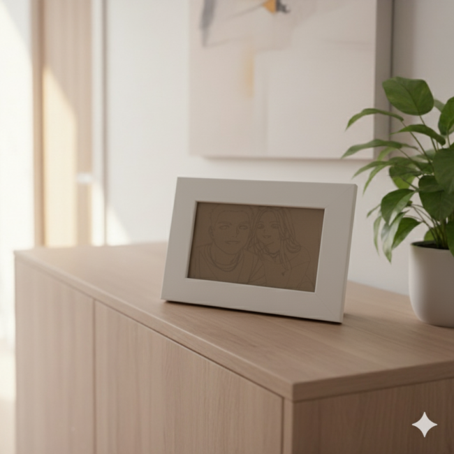 Bilderrahmen mit Text